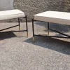 Clearance Pamono Vintage Bench in Iron and Brass, 1990s