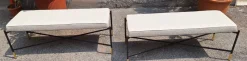 Clearance Pamono Vintage Bench in Iron and Brass, 1990s