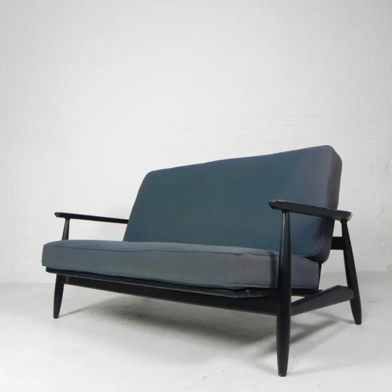 Pamono Vintage Bench in the style of Viko Baumritter, 1960s> Worktables & Workbenches