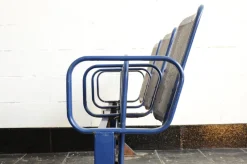 Pamono Vintage Bench with Folding Seats><noscript><img width=