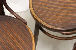 Pamono Vintage Bentwood Bistro Chairs from Fischel 1920s. Set of 6><noscript><img width=