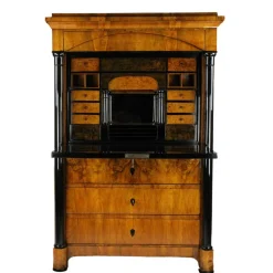 Pamono Vintage Biedermeier Secretaire in Walnut><noscript><img width=