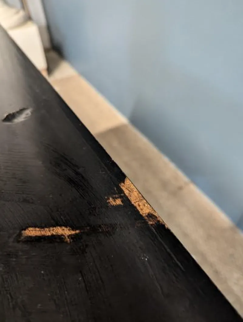 Discount Pamono Vintage Black Games Table