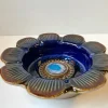 Best Pamono Vintage Blue Ceramic Flower Dish by Elsi Bourelius for Jie Verkstad, 1970s