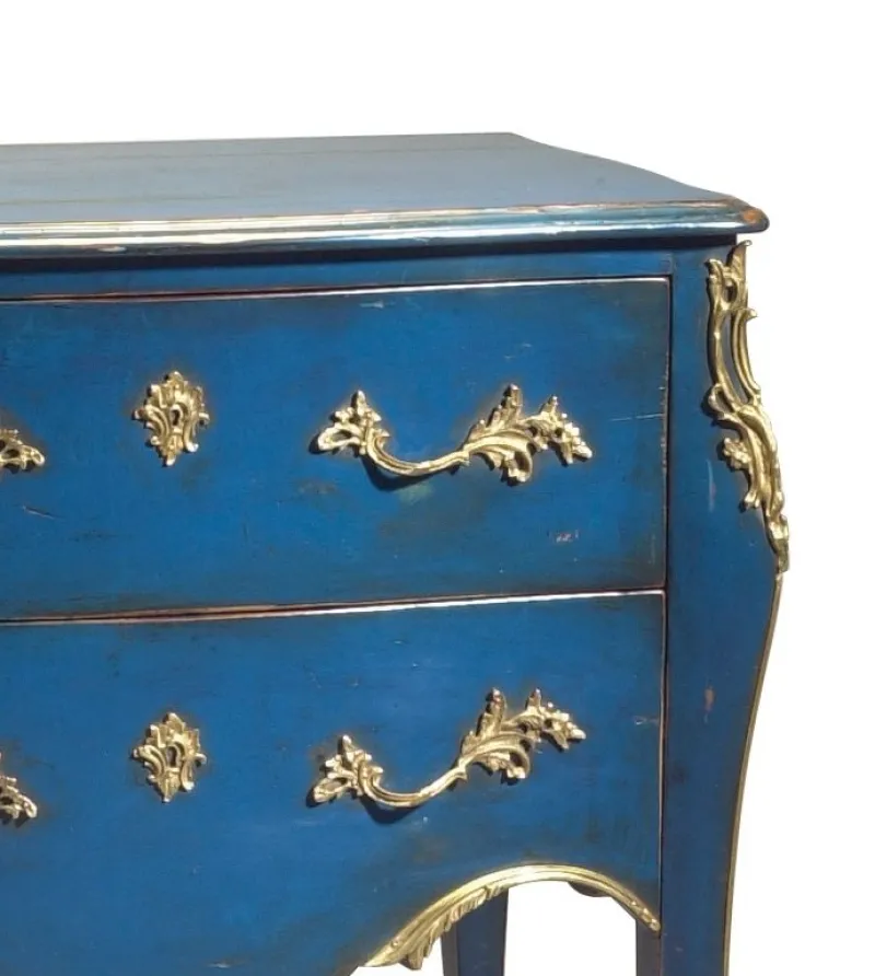 New Pamono Vintage Blue French Commode