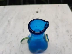 Pamono Vintage Blue Glass Vase, 1960s