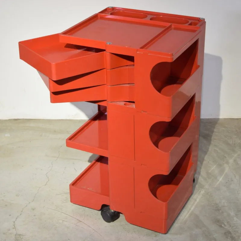 Pamono Vintage Boby Trolley by Joe Colombo for Bieffeplast, 1970s> Serving Bar Carts & Trolleys