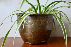 Pamono Vintage Bohemian Style Brass Planter> Planters And Jardiniere