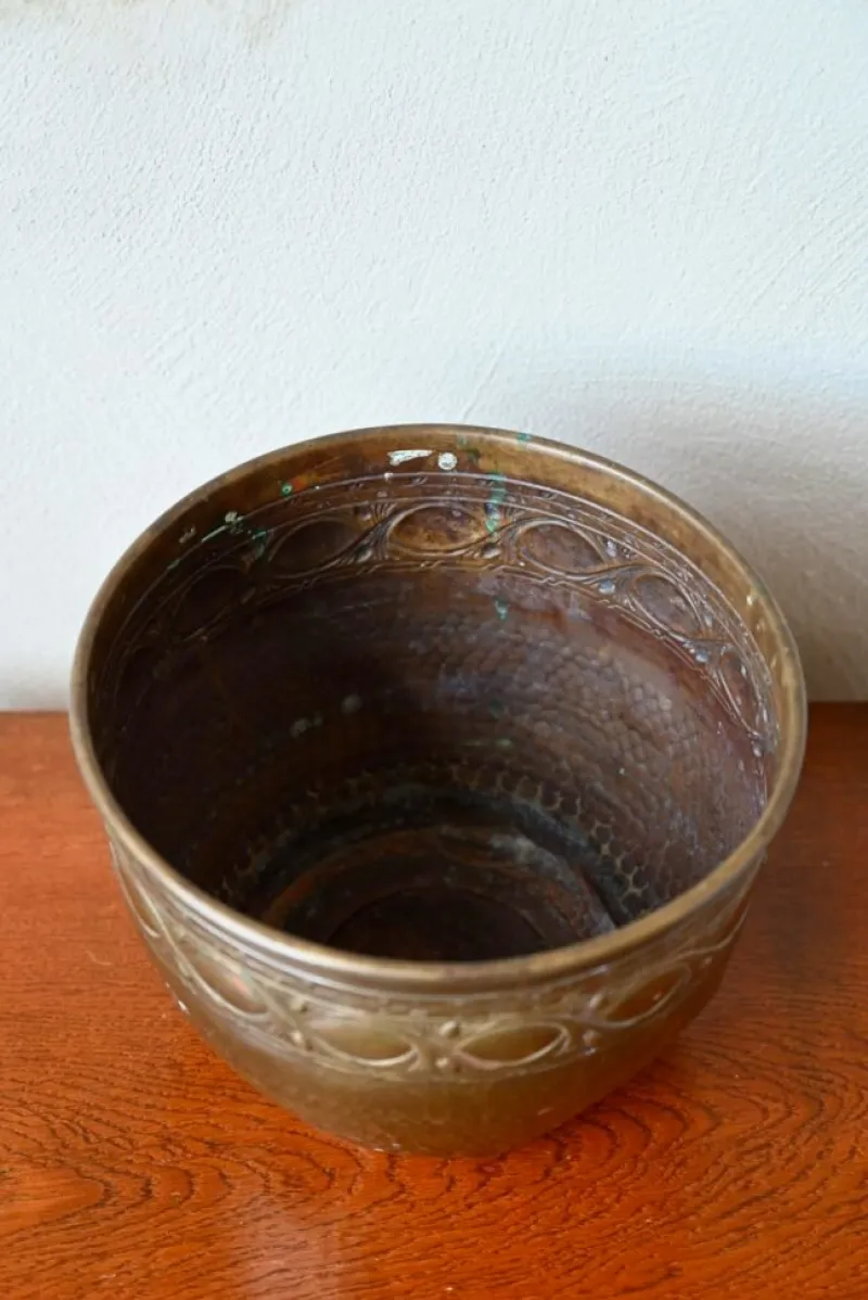 Pamono Vintage Bohemian Style Brass Planter> Planters And Jardiniere