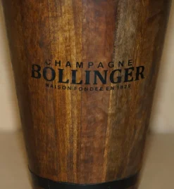 Best Pamono Vintage Bollinger Champagne Coolers or Log Wood Buckets, Set of 2