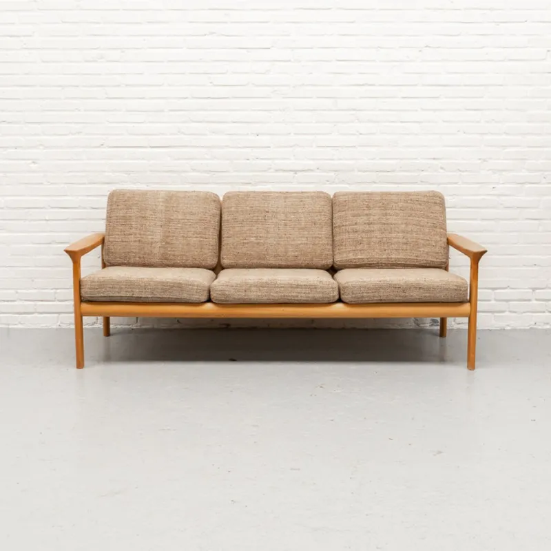 New Pamono Vintage Borneo Three-Seater Sofa by Sven Ellekaer for Komfort, 1960s