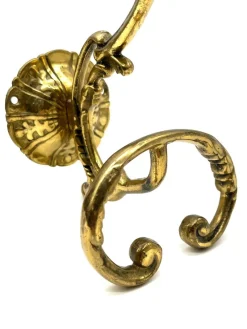 Pamono Vintage Brass Coat Hooks, Set of 2><noscript><img width=