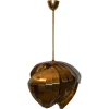 Best Pamono Vintage Brass Hanging Lamp attributed to Louis Weisdorf for Lyfa, 1960s