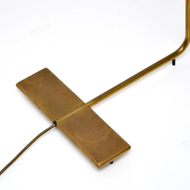 Pamono Vintage Brass Reading Lamps from Cedric Hartman, 1970s, Set of 2> Floor Lamps