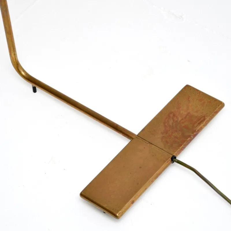 Pamono Vintage Brass Reading Lamps from Cedric Hartman, 1970s, Set of 2> Floor Lamps