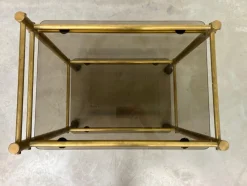 New Pamono Vintage Brass Serving Trolley, 1970s