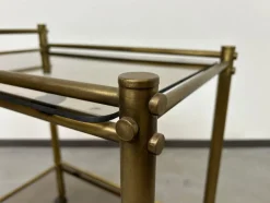 New Pamono Vintage Brass Serving Trolley, 1970s