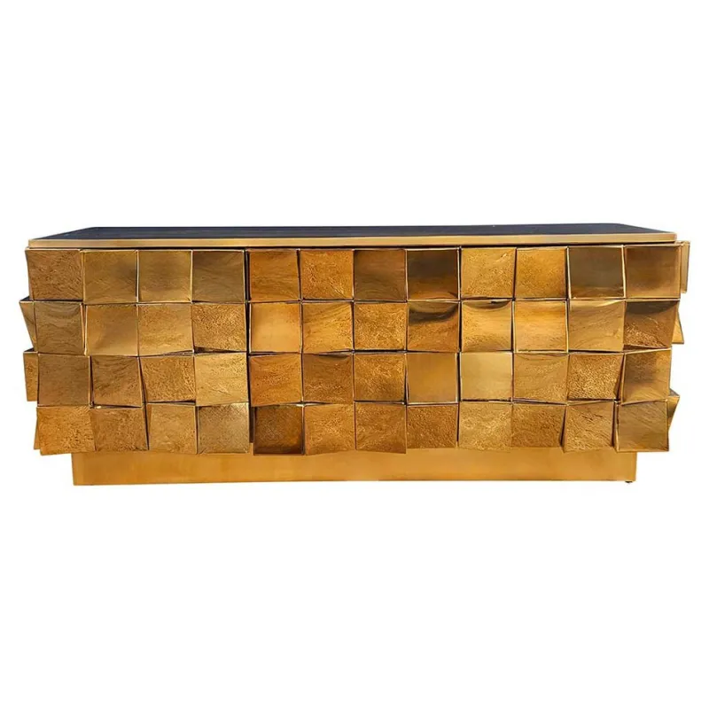 Hot Pamono Vintage Brass Sideboard, 1980s