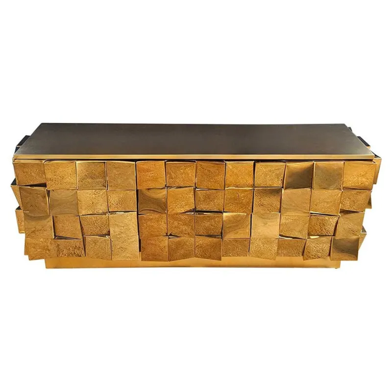 Hot Pamono Vintage Brass Sideboard, 1980s