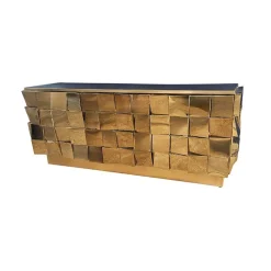 Hot Pamono Vintage Brass Sideboard, 1980s