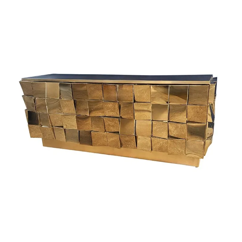 Hot Pamono Vintage Brass Sideboard, 1980s