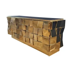Hot Pamono Vintage Brass Sideboard, 1980s