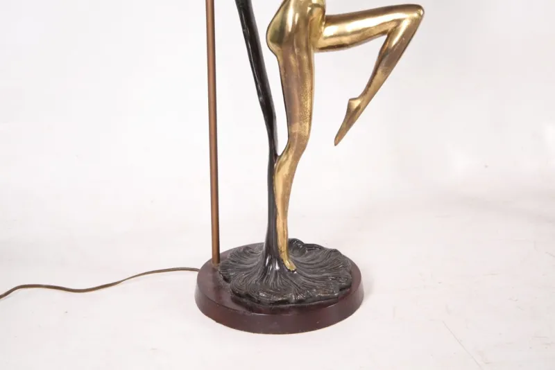 Pamono Vintage Brass Table Lamps, 1970s, Set of 2> Table Lamps