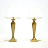 Discount Pamono Vintage Brass Table Lamps, 1970s, Set of 2