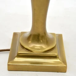 Discount Pamono Vintage Brass Table Lamps, 1970s, Set of 2
