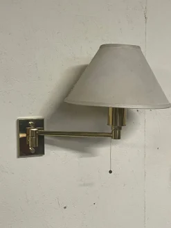 Pamono Vintage Brass Wall Lamps, 1970s, Set of 2><noscript><img width=