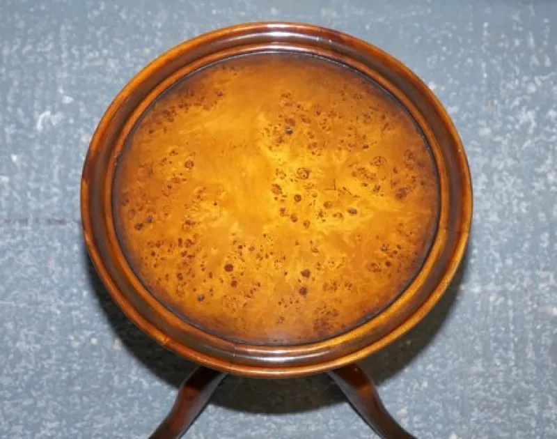 Online Pamono Vintage Brights of Nettlebed Burr Walnut Side Table