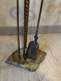 Pamono Vintage Bronze Chimney Servant><noscript><img width=
