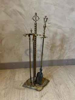 Pamono Vintage Bronze Chimney Servant><noscript><img width=