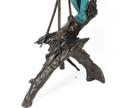 Pamono Vintage Bronze Heron Sculptural Pond Fountain, 1980s> Garden Accessories