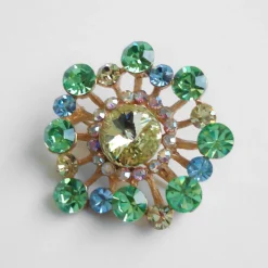 Pamono Vintage Brooch by Guy Laroche, 1980s><noscript><img width=