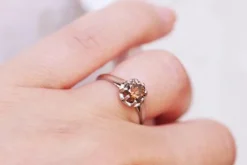 Pamono Vintage Brown Diamond Ring> Rings