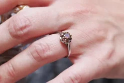 Pamono Vintage Brown Diamond Ring><noscript><img width=