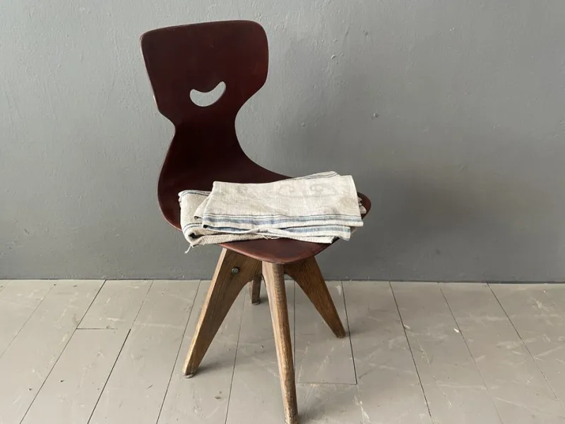 Pamono Vintage Brown High Children's Chair, 1950s> Children's Chairs