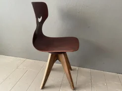 Pamono Vintage Brown High Children's Chair, 1950s><noscript><img width=