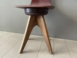 Pamono Vintage Brown High Children's Chair, 1950s><noscript><img width=