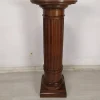 Pamono Vintage Brown Walnut Column