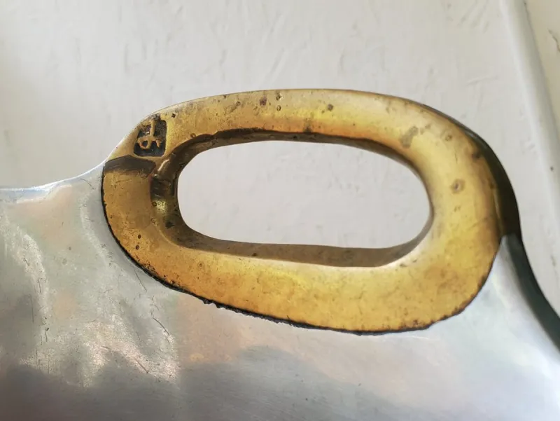 Pamono Vintage Brutalist Aluminium and Brass Bowl by David Marshall, 1980s> Bowls
