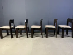 Pamono Vintage Brutalist Dining Chairs, 1970s, Set of 5> Side Chairs & Dining Chairs