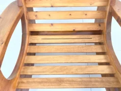 Hot Pamono Vintage Brutalist Rocking Chair in Pine by Wasa, 1970s