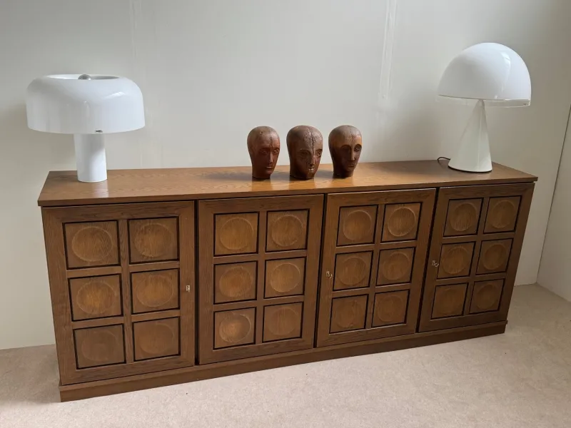 Outlet Pamono Vintage Brutalist Sideboard by Gerard Bartels, 1980s