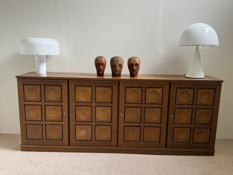 Outlet Pamono Vintage Brutalist Sideboard by Gerard Bartels, 1980s