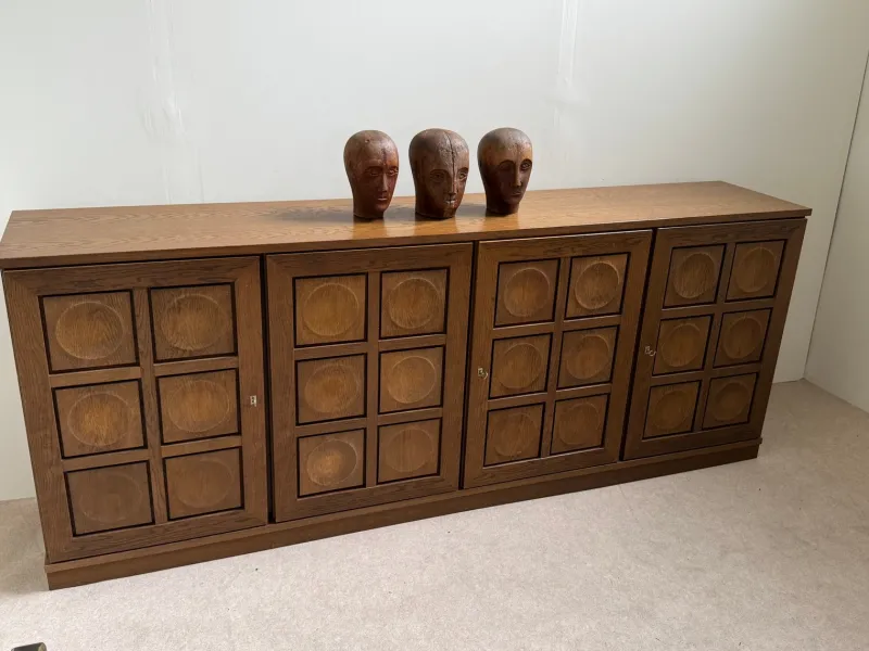 Outlet Pamono Vintage Brutalist Sideboard by Gerard Bartels, 1980s