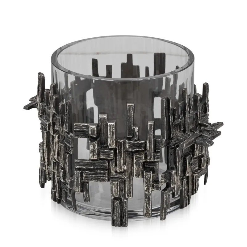Outlet Pamono Vintage Brutalist Silver-Plated Ice Bucket, 1960s