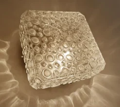 Pamono Vintage Bubble Glass Sconces from Erco, 1960s, Set of 2><noscript><img width=