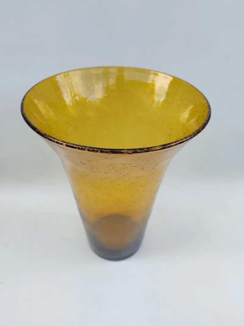 Pamono Vintage Bubble Glass Vase, 1970s> Vases